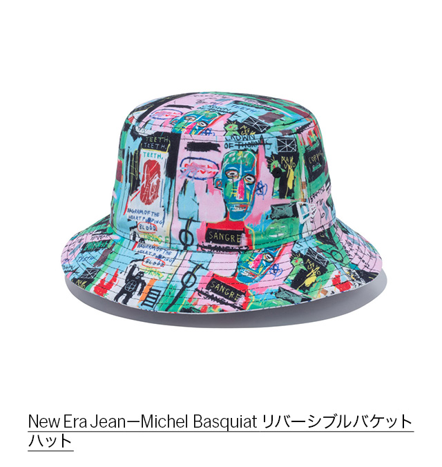 New Era Jean－Michel Basquiat リバーシブルバケットハット S／M