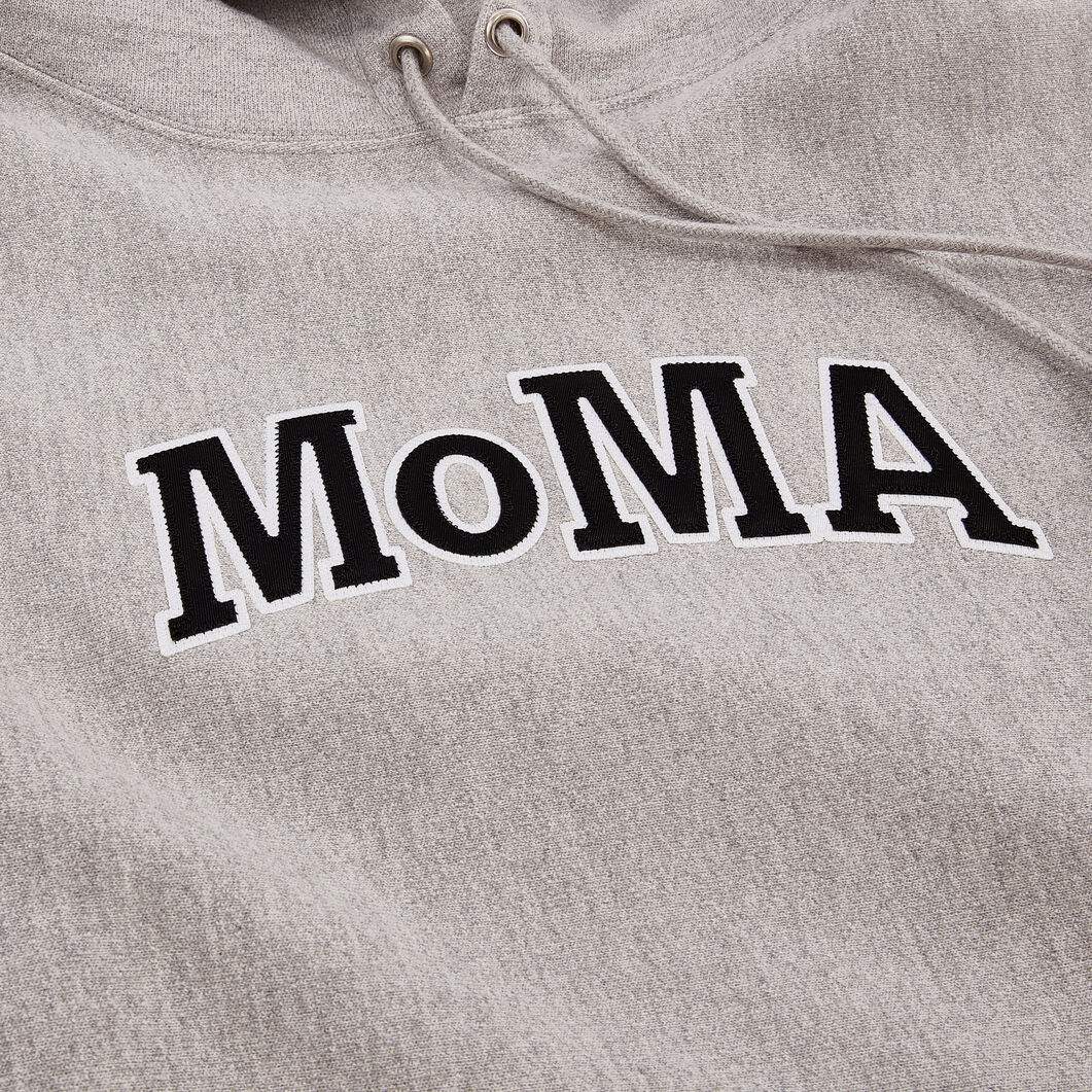XL MoMA Champion Hoodie フーディコラボ グレー Grey