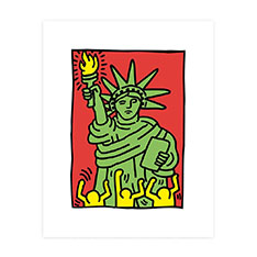 キース・へリング：Liberty ポスター(Liberty)：ポスター & アーティスト